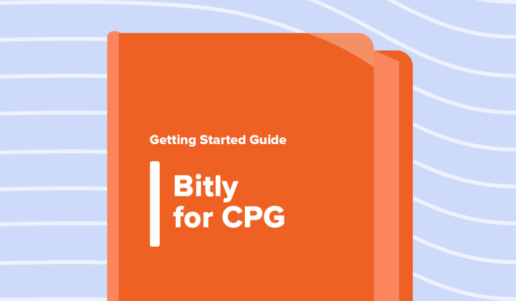 Book cover that says "Bitly for CPG"