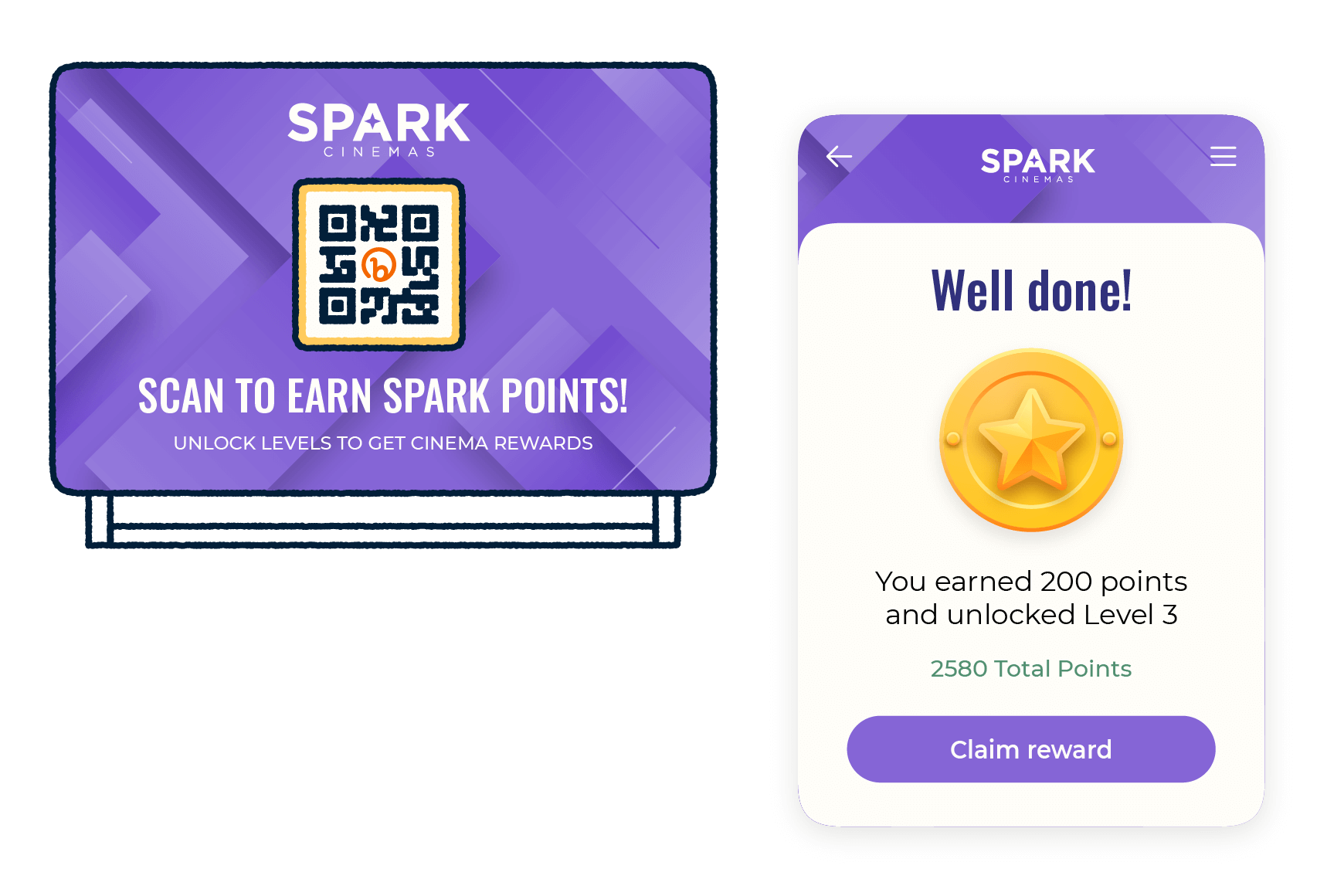 QR Code for Spark Theater rewards points