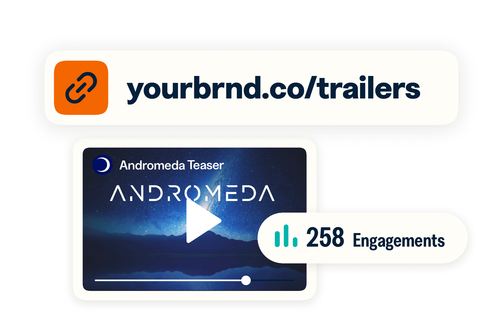 Screen with Andromeda teaser